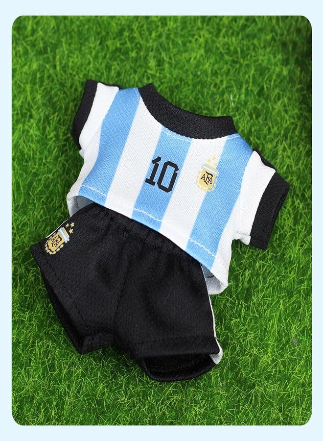 FANCYKU® Doll Clothes Fashion Football Outfit Top and Shorts Compatible with 4 Inch and 6 Inch Collectible Figures Clothing Accessories for Dolls Sports Theme Wardrobe Styling and Display Upgrade - Image 3